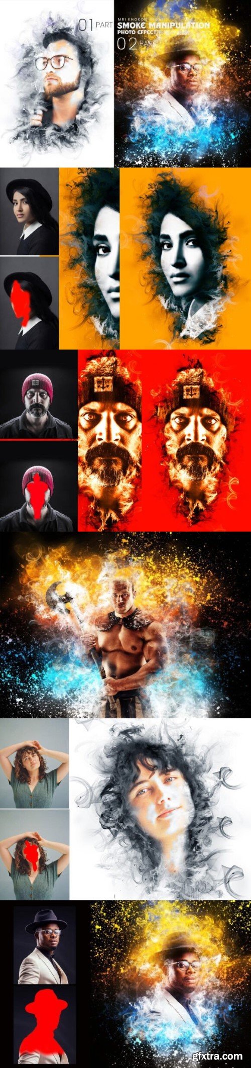 Smoke Manipulation Photoshop Action