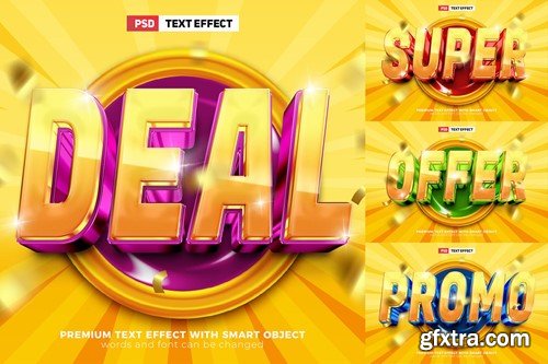 Super Sale Glossy 3D Text Effect Template 8JPESBU Super Sale Glossy 3D Text Effect Template 8JPESBU