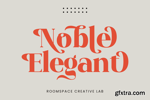 Noble Elegant - Luxury Serif Swash Logo Font 9FU3D6F Noble Elegant - Luxury Serif Swash Logo Font 9FU3D6F
