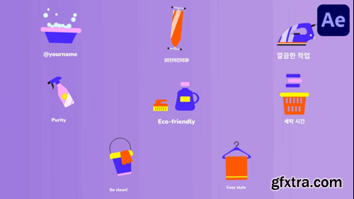 Videohive House Cleaning Icons And Titles for After Effects 55301098 Videohive House Cleaning Icons And Titles for After Effects 55301098