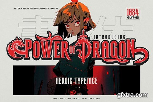 Power of Dragon Typeface RKXCX6L Power of Dragon Typeface RKXCX6L