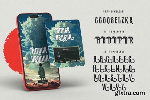 Power of Dragon Typeface RKXCX6L Power of Dragon Typeface RKXCX6L
