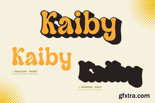 Kaiby - Retro Logo Font TBG6HRC Kaiby - Retro Logo Font TBG6HRC