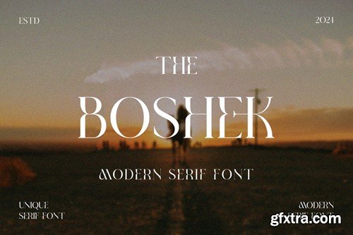 Boshek - Modern Serif Font DKDLG4C Boshek - Modern Serif Font DKDLG4C