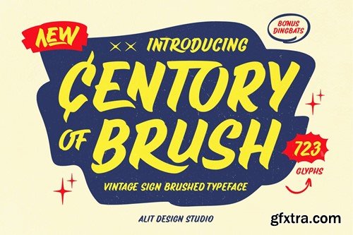 Century of Brush Font 7CXZ652 Century of Brush Font 7CXZ652