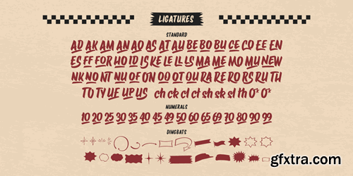 Garage Brush Font 92C96X3 Garage Brush Font 92C96X3