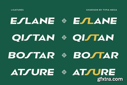 Gharison - Modern Art Deco Italic Font DMR2ARD Gharison - Modern Art Deco Italic Font DMR2ARD