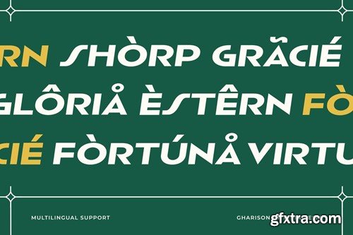 Gharison - Modern Art Deco Italic Font DMR2ARD Gharison - Modern Art Deco Italic Font DMR2ARD