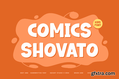 Comics Shovato - Paint & Chalk Font GC3QBM4 Comics Shovato - Paint & Chalk Font GC3QBM4
