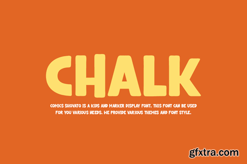 Comics Shovato - Paint & Chalk Font GC3QBM4 Comics Shovato - Paint & Chalk Font GC3QBM4