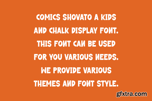 Comics Shovato - Paint & Chalk Font GC3QBM4 Comics Shovato - Paint & Chalk Font GC3QBM4