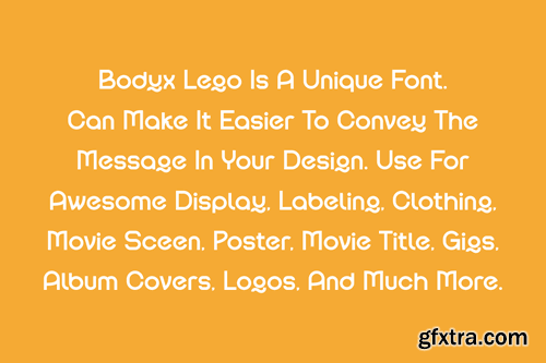 Bodyx Lego - Unique & Elegant Font LHP9ADV Bodyx Lego - Unique & Elegant Font LHP9ADV