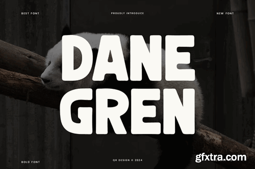 Danegren - Round & Bold Font QECXWFG Danegren - Round & Bold Font QECXWFG