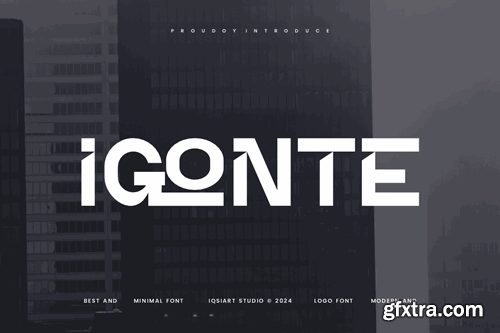Igonte - Minimal Logo Sans Font QSQ7FJT Igonte - Minimal Logo Sans Font QSQ7FJT