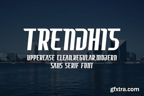 Trendhis - Modern Sans Font FVUDE23 Trendhis - Modern Sans Font FVUDE23
