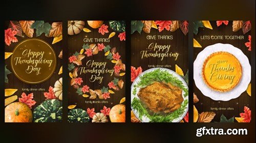 Videohive Thanksgiving Instagram Stories 55320530 Videohive Thanksgiving Instagram Stories 55320530