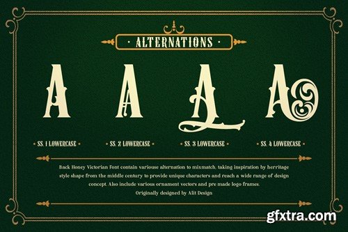 Black Honey Victorian Font YHAAMVD Black Honey Victorian Font YHAAMVD