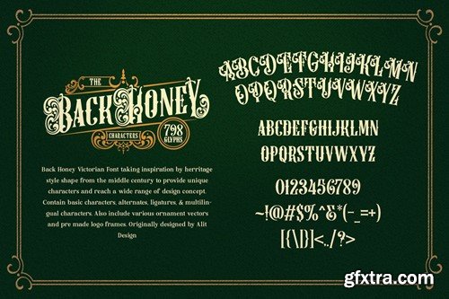 Black Honey Victorian Font YHAAMVD Black Honey Victorian Font YHAAMVD
