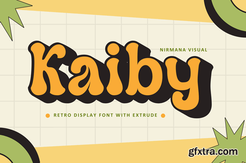 Kaiby - Retro Logo Font TBG6HRC Kaiby - Retro Logo Font TBG6HRC
