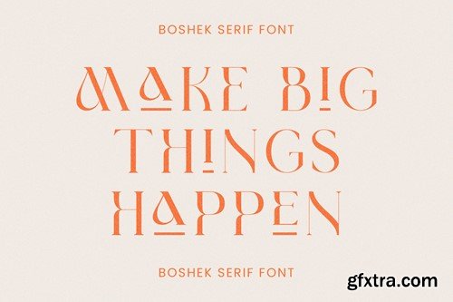 Boshek - Modern Serif Font DKDLG4C Boshek - Modern Serif Font DKDLG4C