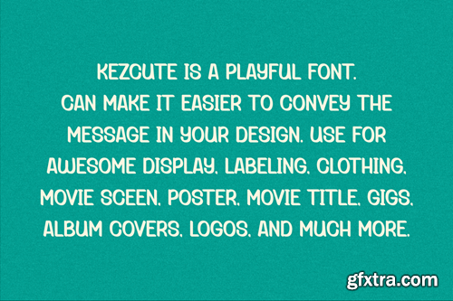 Kezcute - Playful & Travel Font KD9KJQW Kezcute - Playful & Travel Font KD9KJQW
