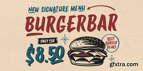 Garage Brush Font 92C96X3 Garage Brush Font 92C96X3