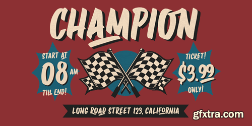 Garage Brush Font 92C96X3 Garage Brush Font 92C96X3