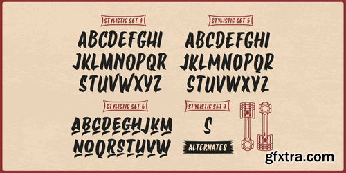 Garage Brush Font 92C96X3 Garage Brush Font 92C96X3