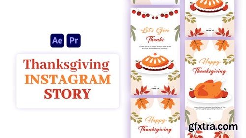 Videohive Thanksgiving instagram Stories 55383416 Videohive Thanksgiving instagram Stories 55383416