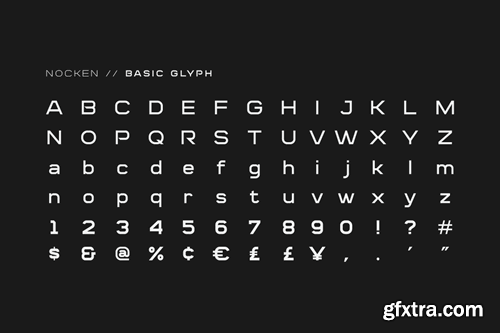 Nocken Display sans-serif Family Font RC6A7X2 Nocken Display sans-serif Family Font RC6A7X2