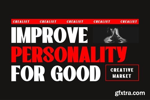 Crealist - Streetwear Font ZB48L8W Crealist - Streetwear Font ZB48L8W