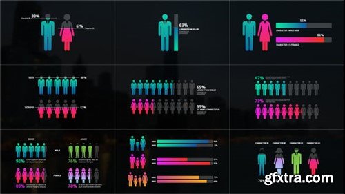 Videohive People Chart Infographics 55383887 Videohive People Chart Infographics 55383887