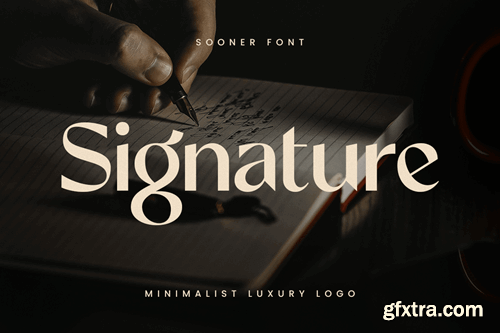 Sooner - Minimalist Luxury Logo Font SN5FCVP Sooner - Minimalist Luxury Logo Font SN5FCVP