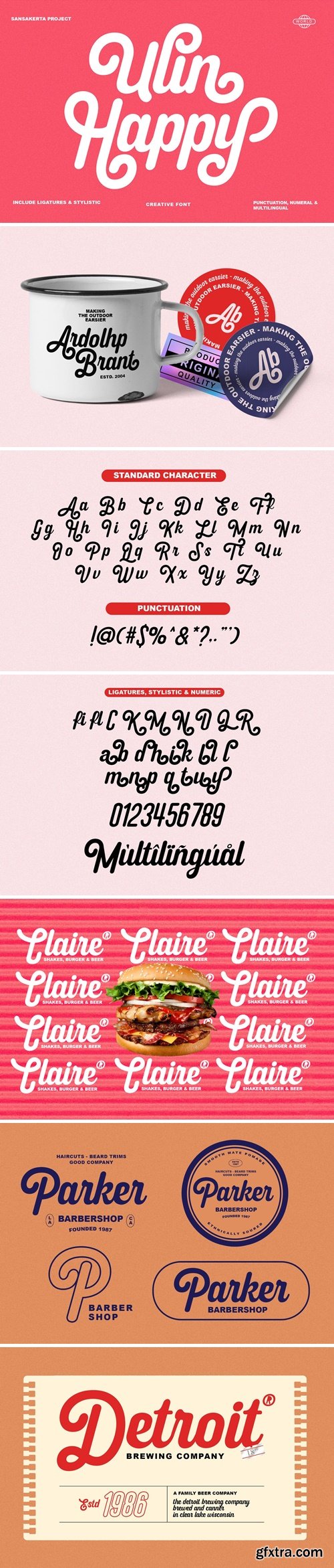 Ulin Happy Font