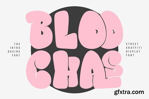 Bloochas Street Graffiti Display Font ZRBFCKX