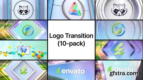 Videohive Logo Transition (10-pack) 54164343