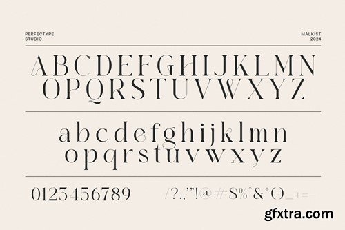 Malkist modern Serif Font P4Y56VS
