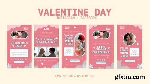 Videohive Valentine Day Instagram Stories 55417183 Videohive Valentine Day Instagram Stories 55417183