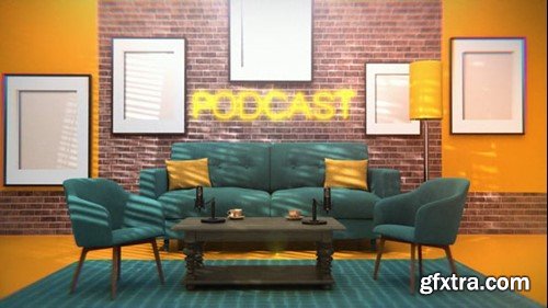 Videohive Podcast Room Opener 55412491 Videohive Podcast Room Opener 55412491
