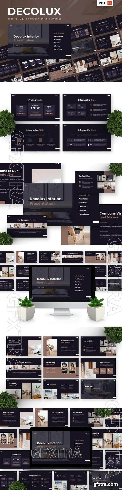 Decolux - Interior Design Powerpoint Templates 3A6D8XL