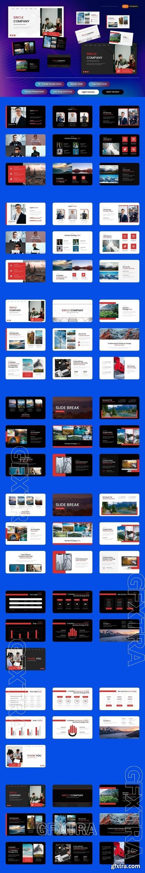 Sircle - Business Strategy PowerPoint Template Q3MJNVL