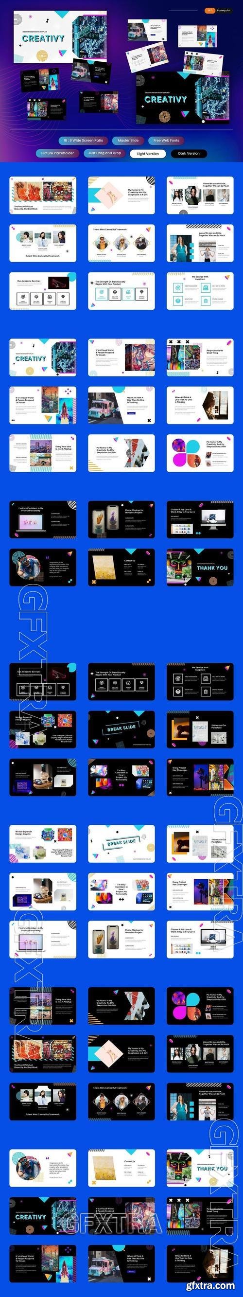 Creativy - Creative PowerPoint Template YTJSAZE