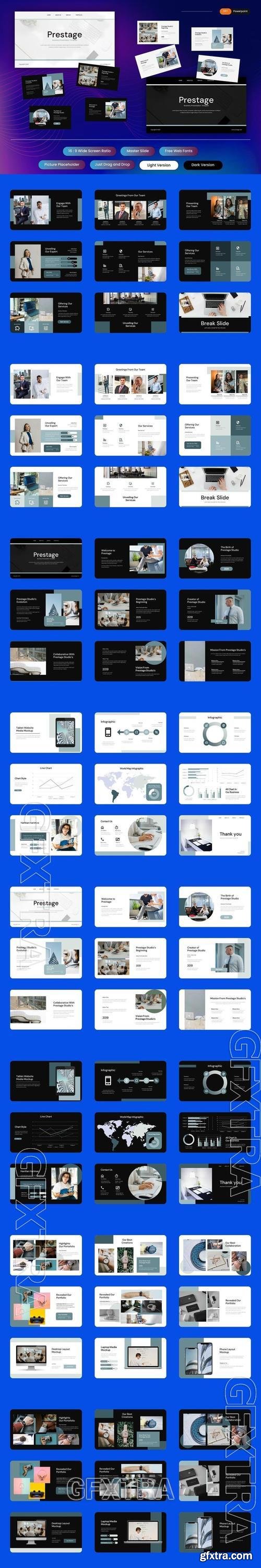 Prestage - Business PowerPoint Template VFNP376