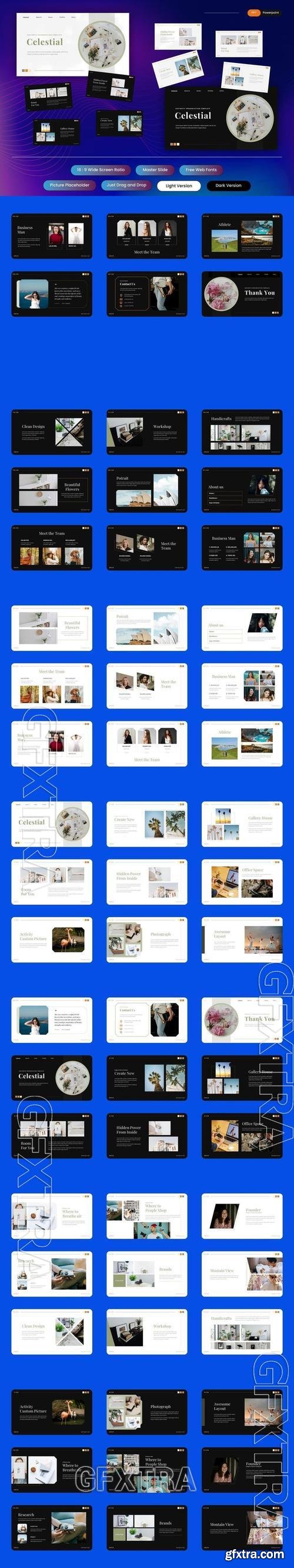 Celestial - Aesthetic PowerPoint Template K8KJ4J2