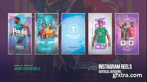 Videohive Sport Player Vertical Intro 55437367 Videohive Sport Player Vertical Intro 55437367