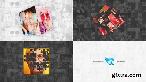 Videohive Mosaic Photo Logo Reveal 55445478 Videohive Mosaic Photo Logo Reveal 55445478