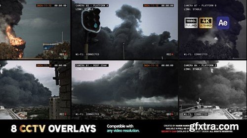 Videohive CCTV Security Camera Overlays 55435252 Videohive CCTV Security Camera Overlays 55435252