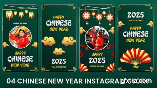 Videohive Chinese New Year Instagram Stories Pack 55467257