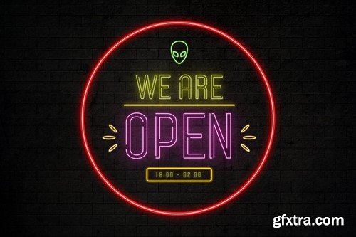 Neon Shine - Neon Display Font NU4CZRE