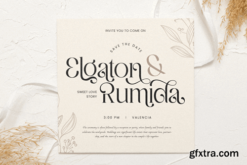 Nigella - Curvy Luxury Font KBZUWYB